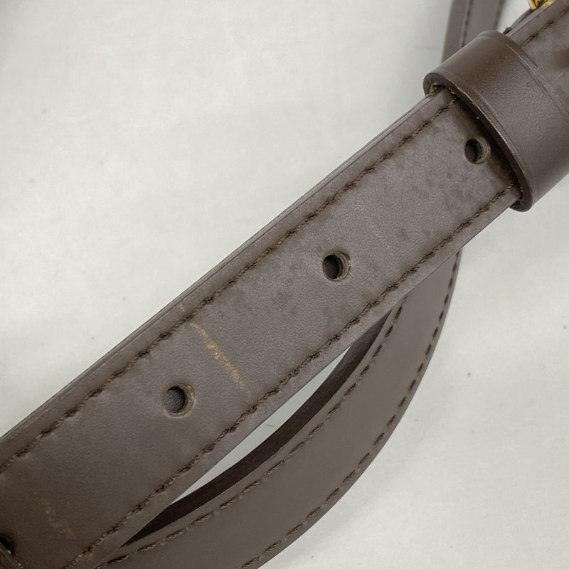 【5gd5405-b-h】ルイヴィトン ショルダーバッグ ダミエ ブルームズベリPM N42251 エベヌ【中古】レディース
