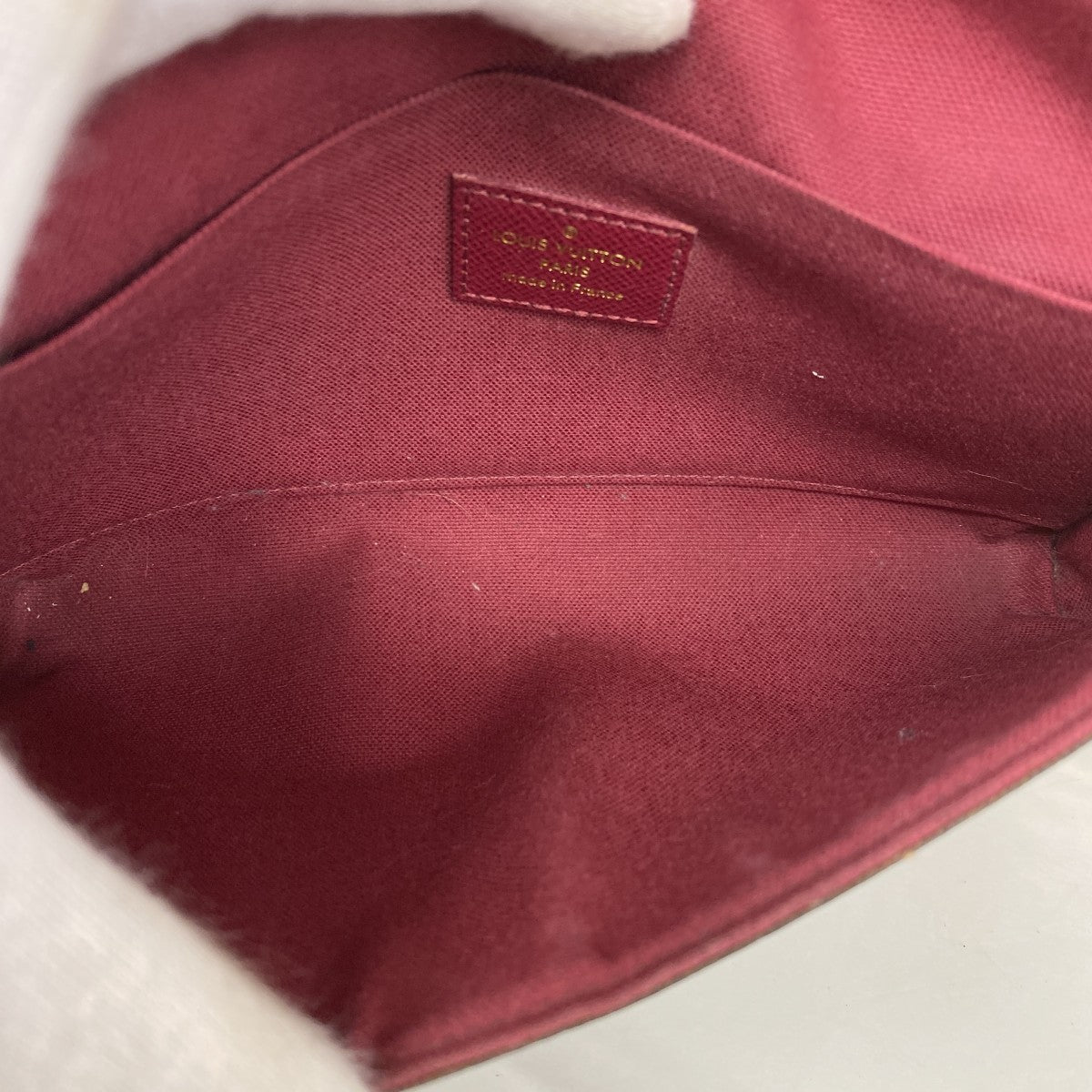 ★SALE【5gd5415-h】ルイヴィトン ショルダーウォレット モノグラム ポシェットフェリシー M81896 フューシャ【中古】レディース