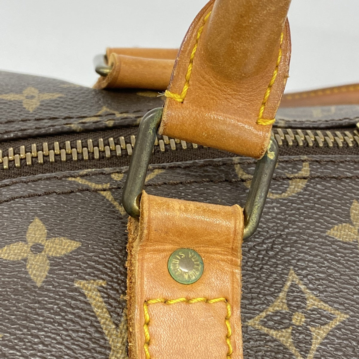 【5gd5419-h】ルイヴィトン ボストンバッグ モノグラム キーポル55 M41424 ブラウン【中古】メンズ レディース ユニセックス