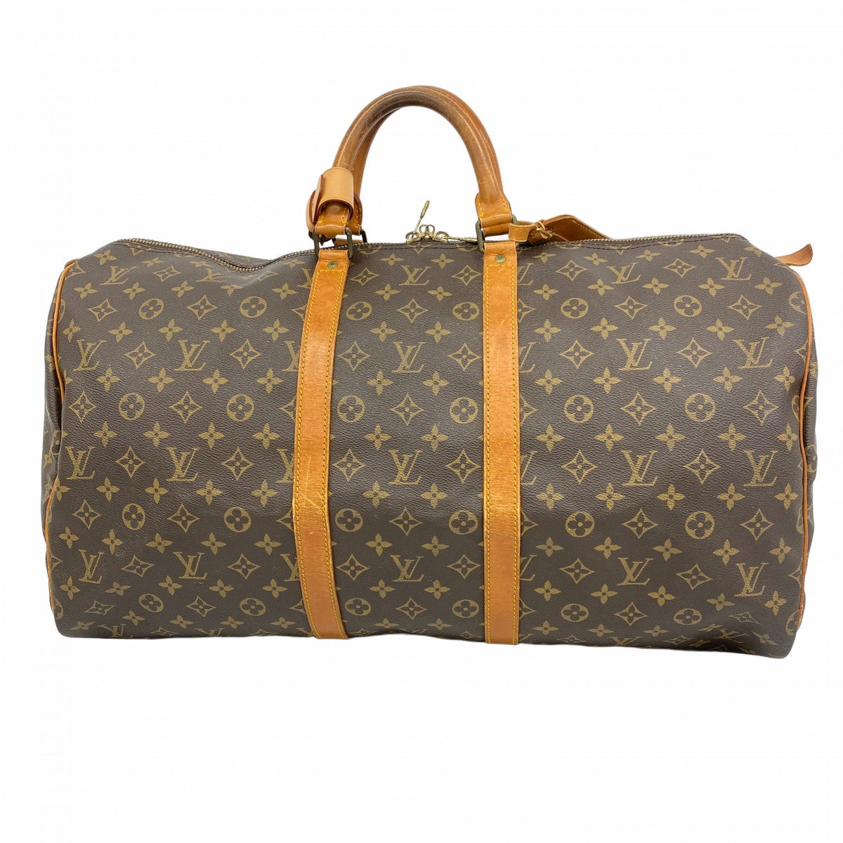 【5gd5419-h】ルイヴィトン ボストンバッグ モノグラム キーポル55 M41424 ブラウン【中古】メンズ レディース ユニセックス