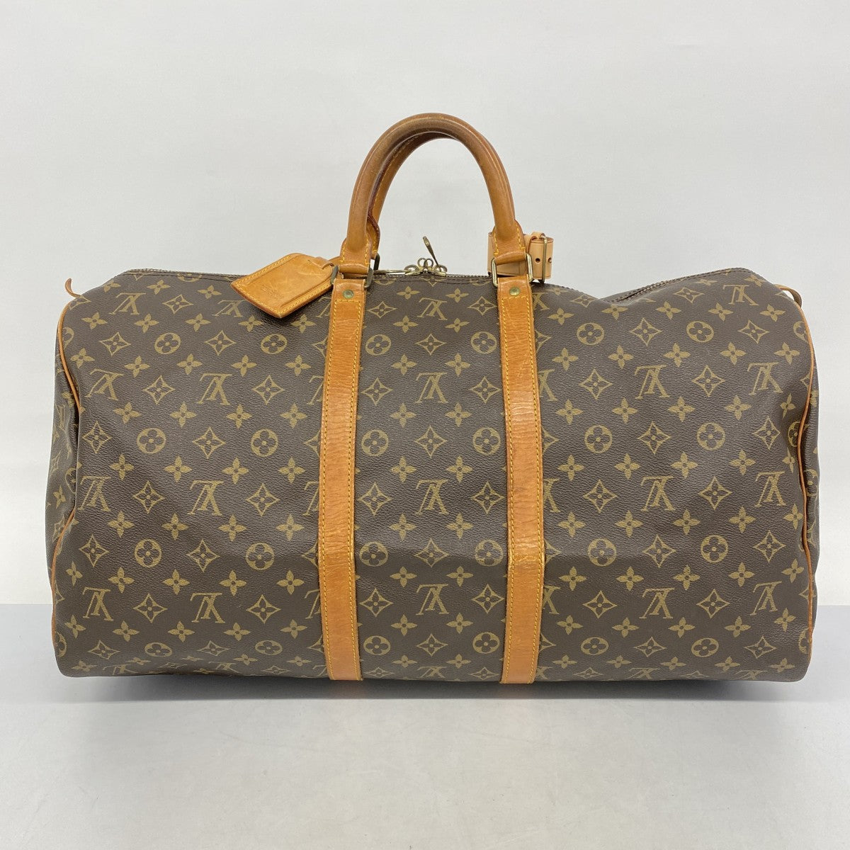 【5gd5419-h】ルイヴィトン ボストンバッグ モノグラム キーポル55 M41424 ブラウン【中古】メンズ レディース ユニセックス