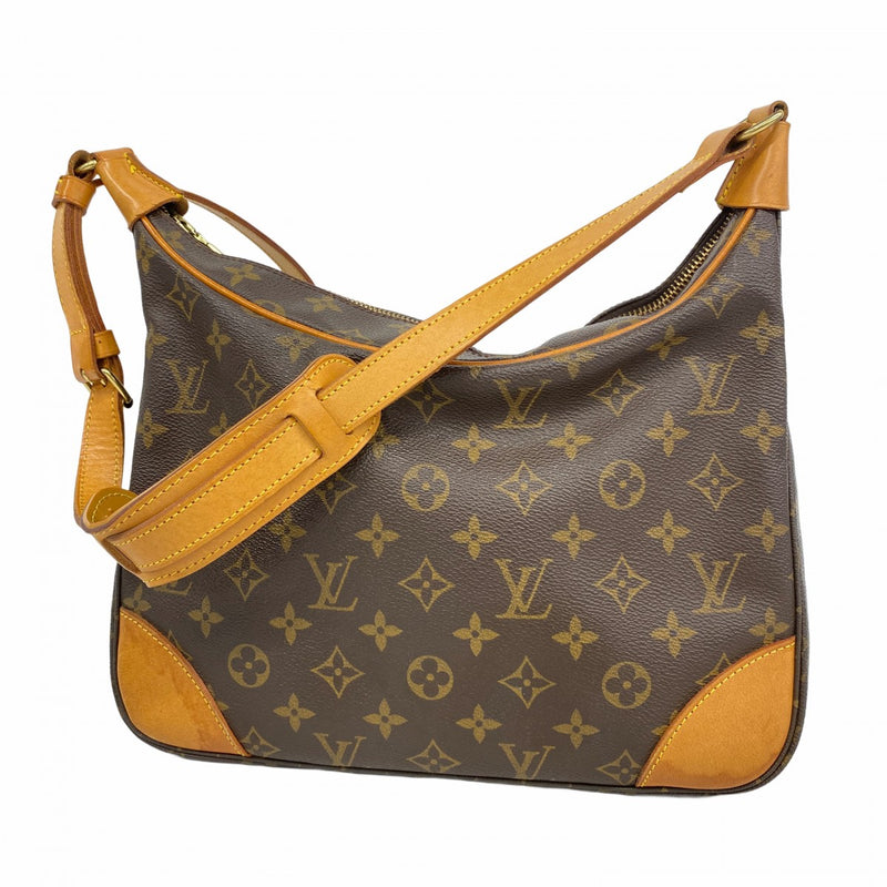 【5gd5423-h】ルイヴィトン ショルダーバッグ モノグラム ブローニュ30 M51265 ブラウン【中古】レディース