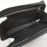 ★SALE【5gd5497-h】ルイヴィトン クラッチバッグ モノグラム・タフタージュ ソフトトランククラッチ M45061 ブラウン ブラック【中古】メンズ