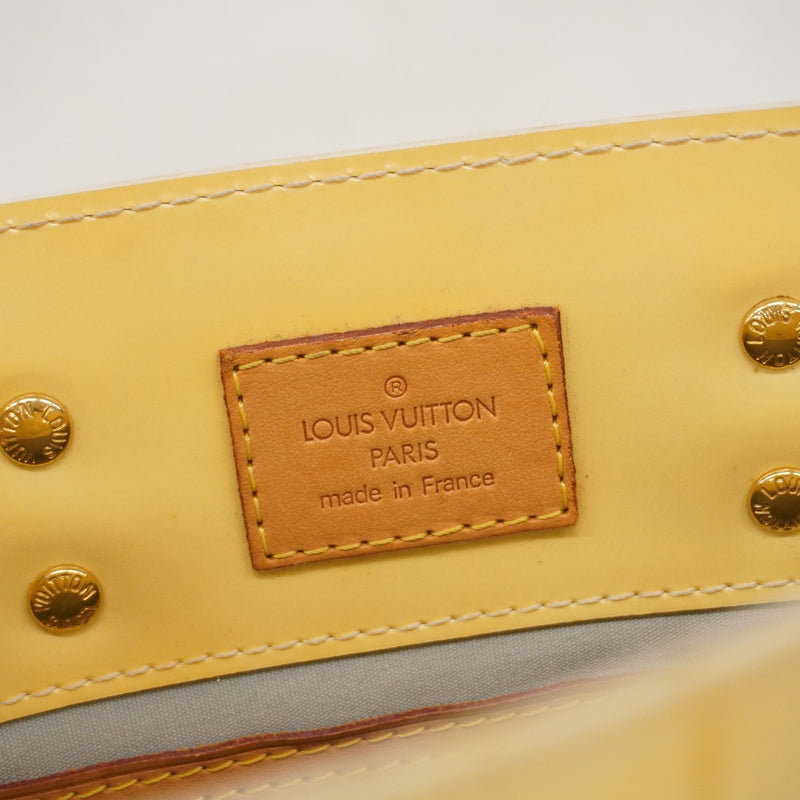 【5gd5503-h】ルイヴィトン ハンドバッグ ヴェルニ リードPM M91145 グリ【中古】レディース