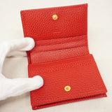 ★SALE【5gd5526-h】グッチ 財布 GGマーモント 456126 レザー レッド ゴールド金具【中古】レディース