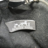 ★SALE【5gd5547-h】エルメス ハンドバッグ サクソーPM キャンバス ブラック シルバー金具【中古】レディース