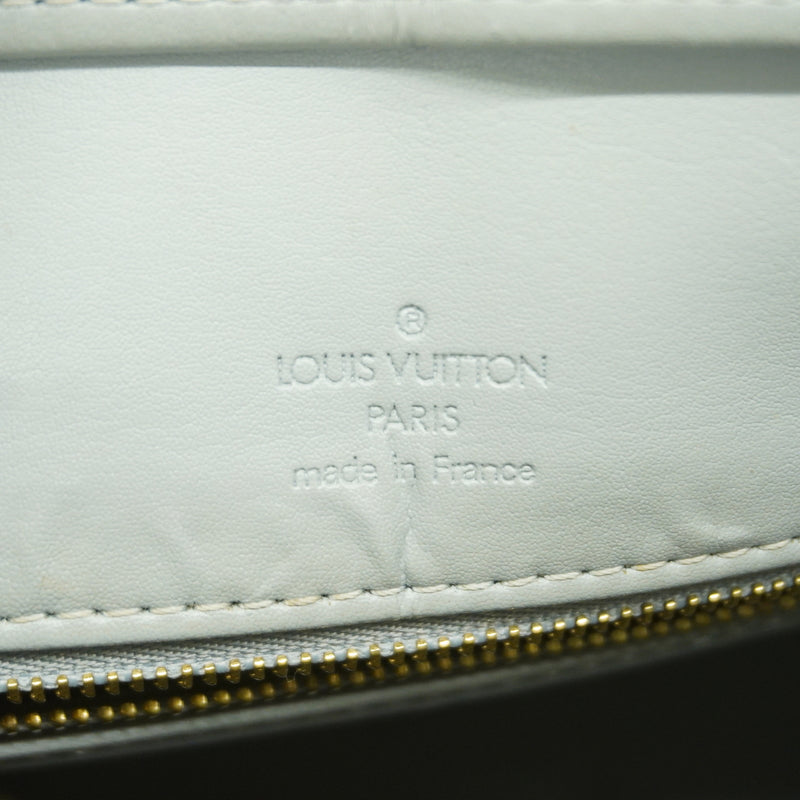 【6ge5509】ルイヴィトン トートバッグ ヴェルニ ヒューストン M91053 グリ【中古】レディース
