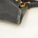 ★SALE【5ge5601-h】グッチ トートバッグ GGキャンバス 002 1098 キャンバス ブラック ゴールド金具【中古】レディース