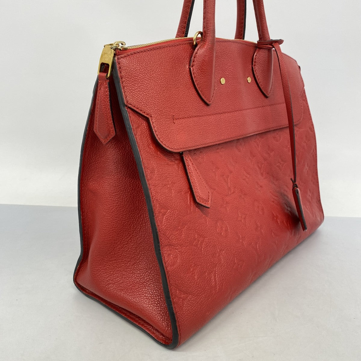【5ge5606-h】ルイヴィトン ハンドバッグ モノグラム・アンプラント ポンヌフGM M42949 オリアン【中古】レディース