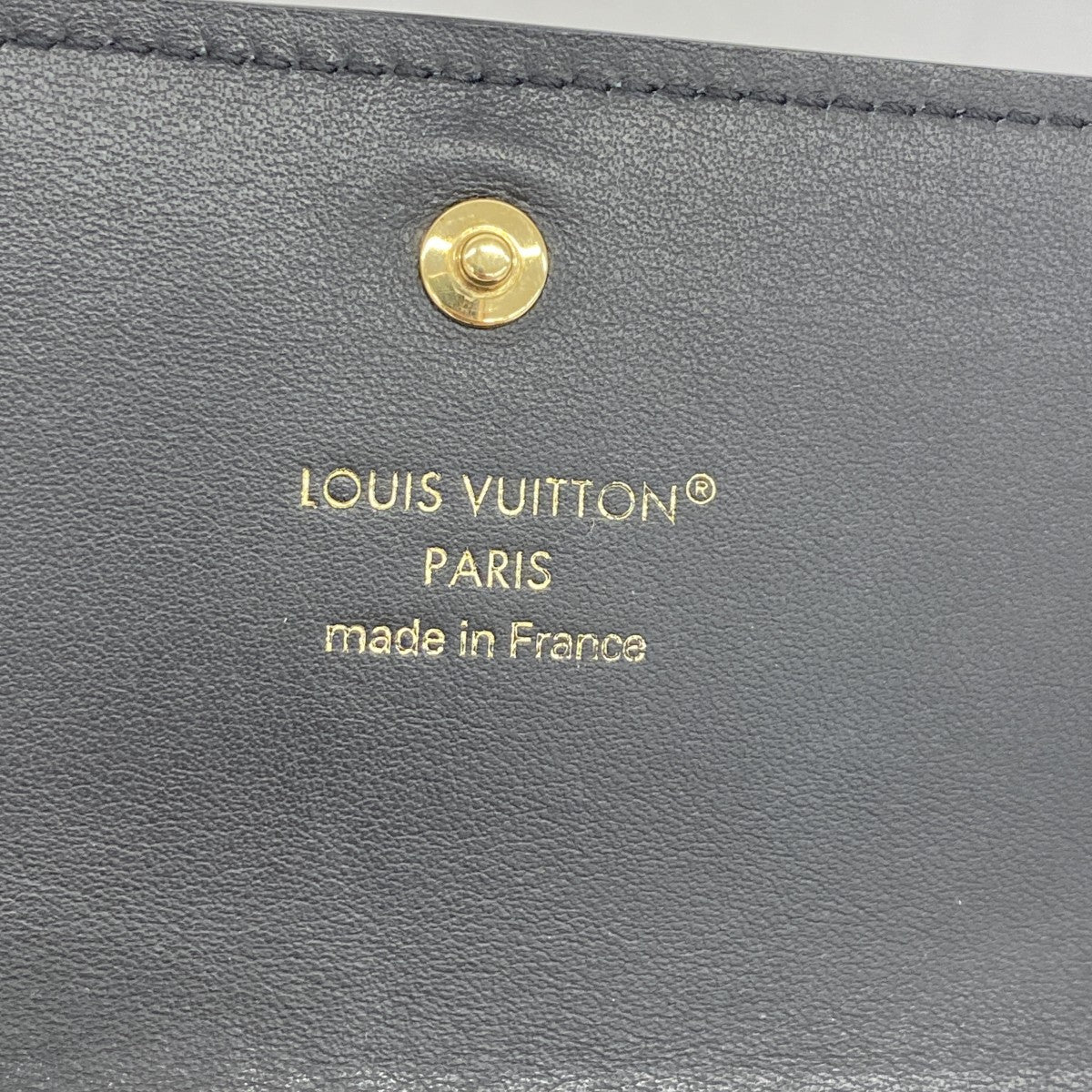 【5ge5611-h】ルイヴィトン 財布 ポルトフォイユカプシーヌタイニー M12149 ノワール【中古】レディース