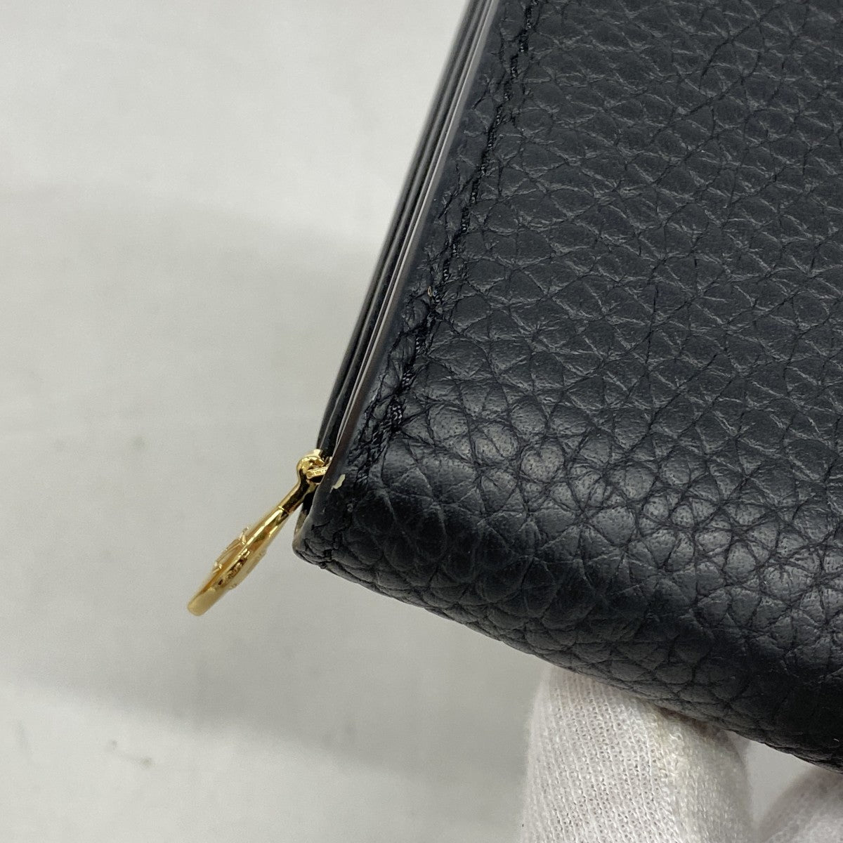 【5ge5611-h】ルイヴィトン 財布 ポルトフォイユカプシーヌタイニー M12149 ノワール【中古】レディース