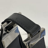 【5ge5645-h】グッチ ショルダーバッグ 001 3315 ナイロン ブラック シルバー金具【中古】レディース