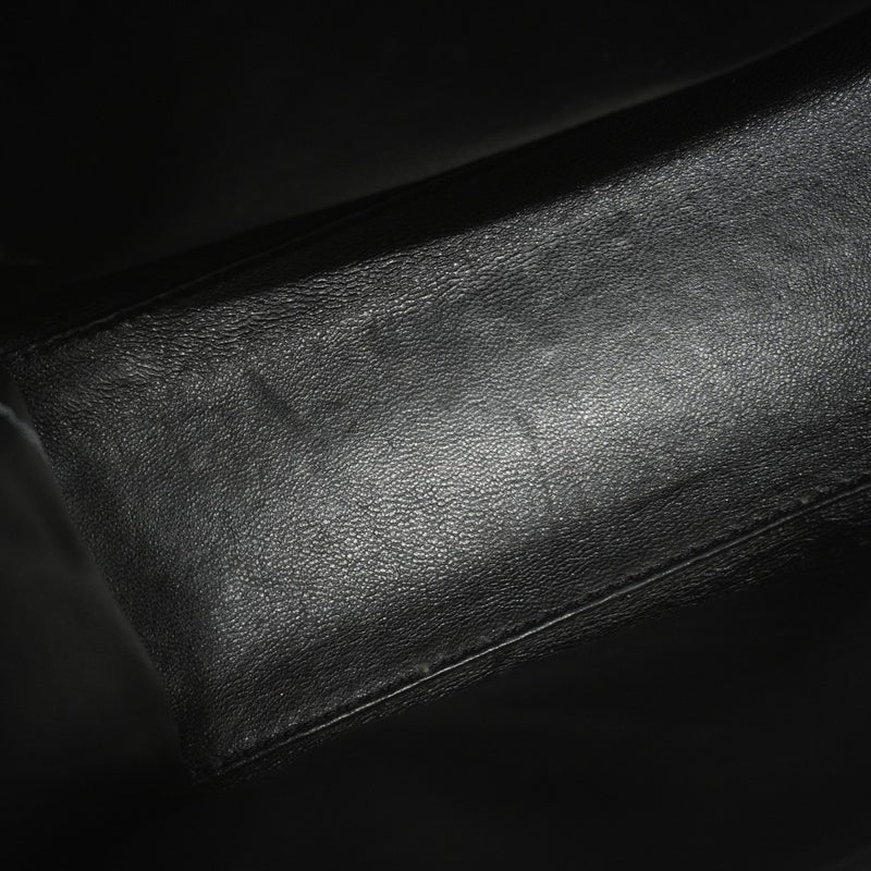 ★SALE【5ge5653-h】シャネル ショルダーバッグ レザー ブラック ゴールド金具【中古】レディース