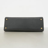 ★SALE【5ge5653-h】シャネル ショルダーバッグ レザー ブラック ゴールド金具【中古】レディース