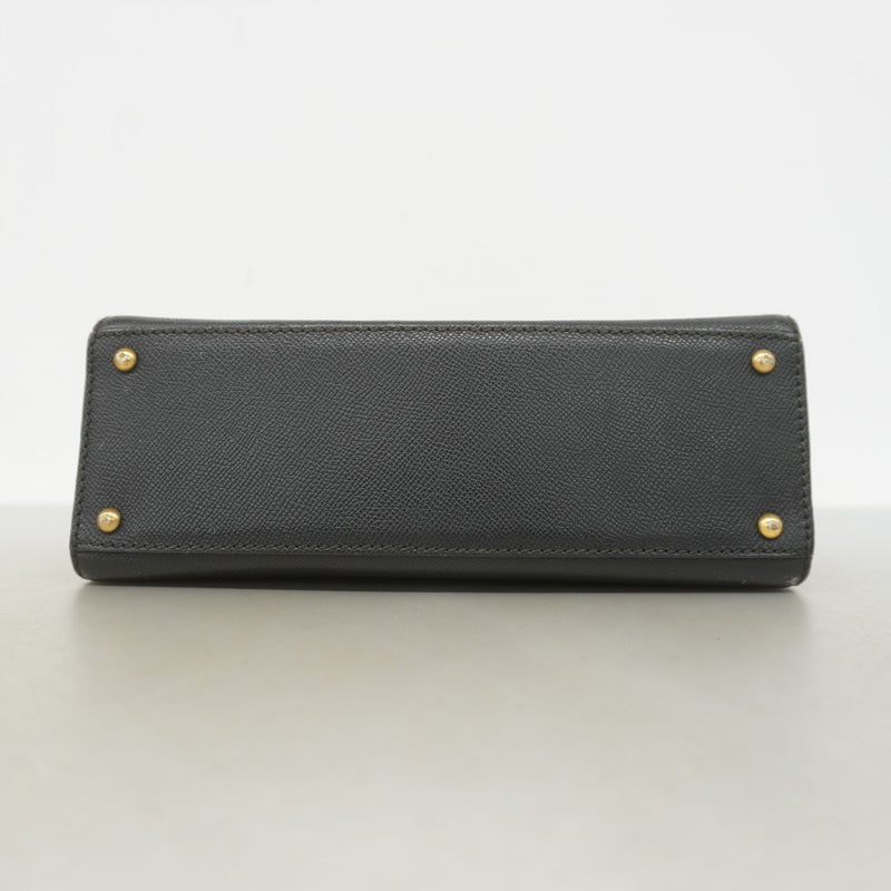 ★SALE【5ge5653-h】シャネル ショルダーバッグ レザー ブラック ゴールド金具【中古】レディース