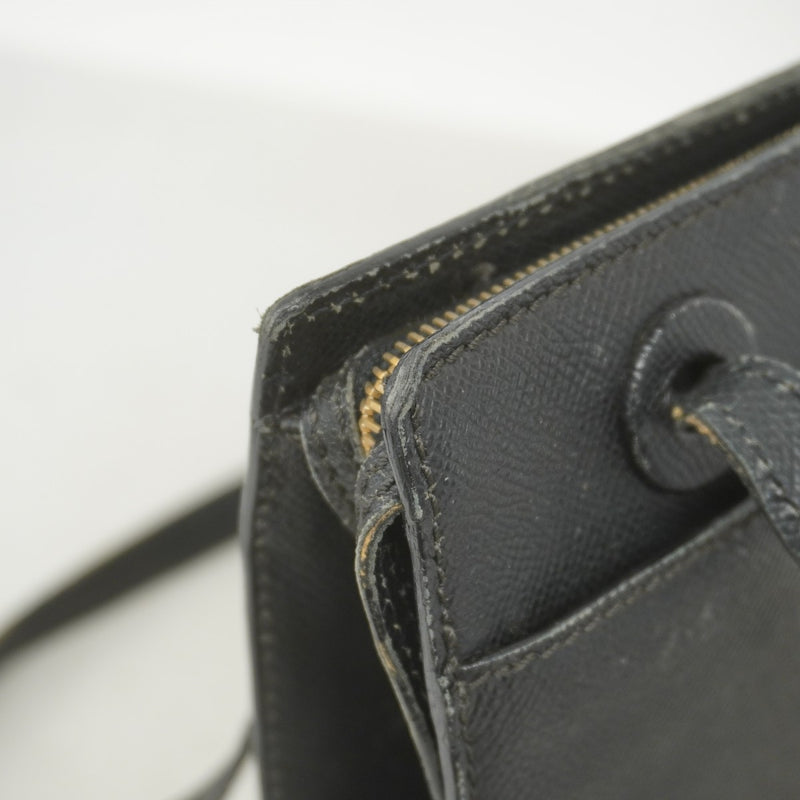 ★SALE【5ge5653-h】シャネル ショルダーバッグ レザー ブラック ゴールド金具【中古】レディース