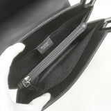 【5ge5658-h】グッチ ショルダーバッグ GGナイロン 001 3068 ナイロン ブラック シルバー金具【中古】レディース