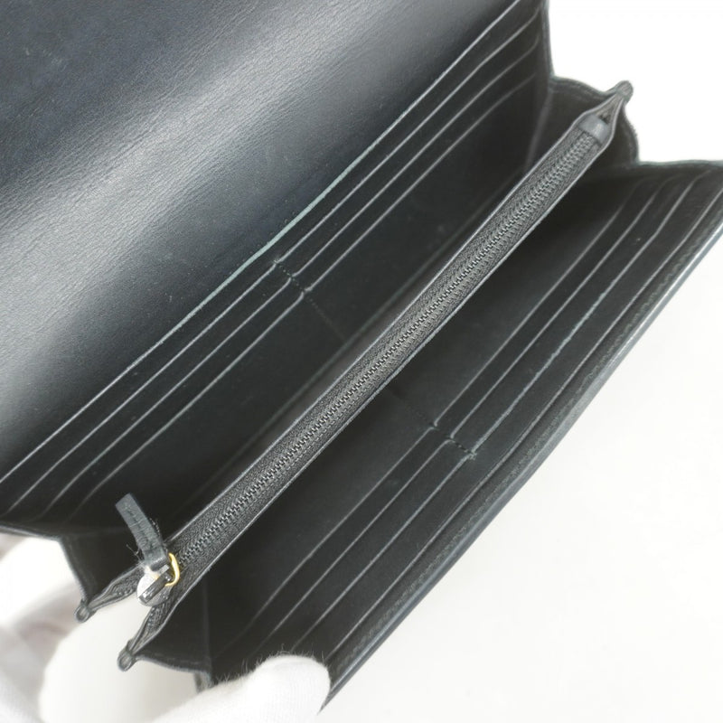 ★SALE【5ge5659-h】グッチ 長財布 GGスプリーム 410100 PVC ブラウン ブラック ゴールド金具【中古】レディース