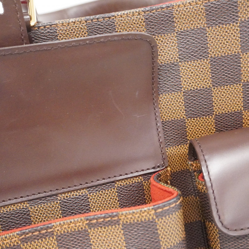 【5ge5720-h】ルイヴィトン トートバッグ ダミエ ユゼス N51128 エベヌ【中古】レディース