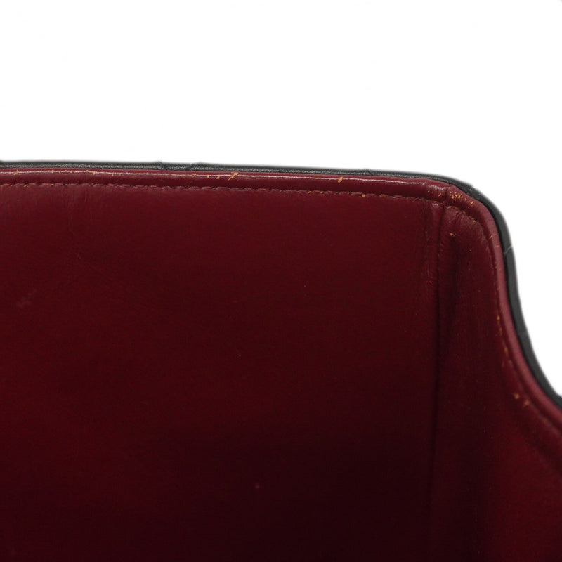 ★SALE【5ge5784-h】シャネル ショルダーバッグ デカマトラッセ Wチェーン ラムスキン ブラック ゴールド金具【中古】レディース