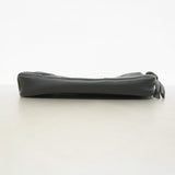 【5ge5809-h】シャネル ショルダーバッグ カンボン ラムスキン ブラック シルバー金具【中古】レディース