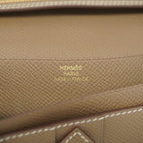 【5ge5811-h】エルメス 長財布 ベアンスフレ ヴォーエプソン エトゥープ ゴールド金具 C刻印【中古】メンズ レディース ユニセックス