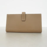 【5ge5811-h】エルメス 長財布 ベアンスフレ ヴォーエプソン エトゥープ ゴールド金具 C刻印【中古】メンズ レディース ユニセックス
