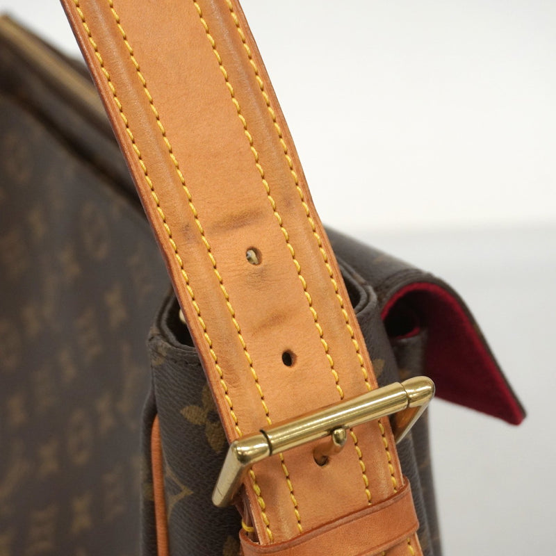 【5ge5817-b-h】ルイヴィトン ショルダーバッグ モノグラム ヴィバシテGM M51163 ブラウン【中古】レディース