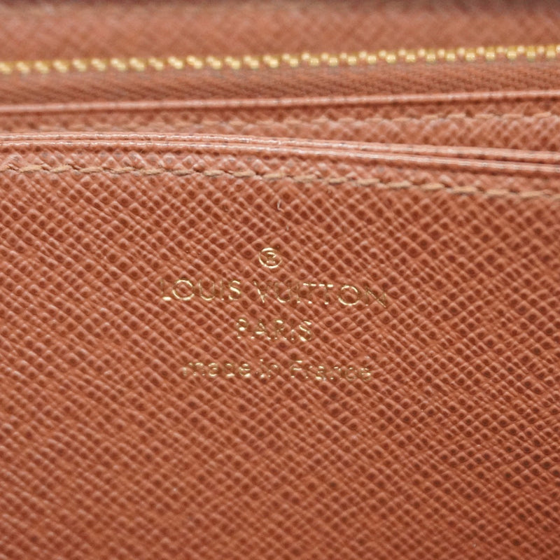 【5ge5826-h】ルイヴィトン 長財布 モノグラム ジッピーウォレット M42616 ブラウン【中古】メンズ レディース ユニセックス