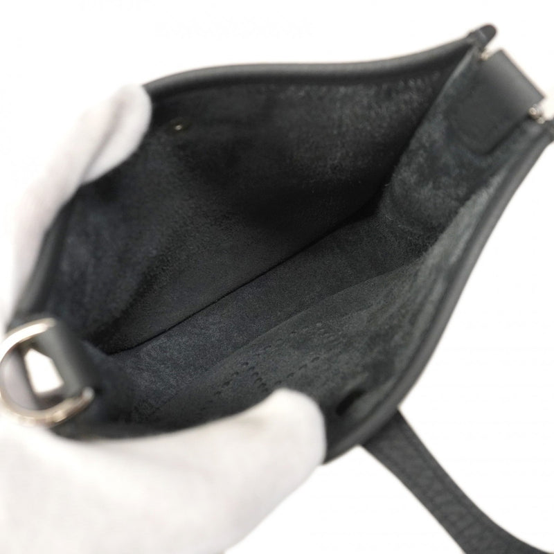 ★SALE【5ge5835-h】エルメス ショルダーバッグ エヴリンTPM トリヨンクレマンス グリミスティ シルバー金具 W刻印【中古】レディース