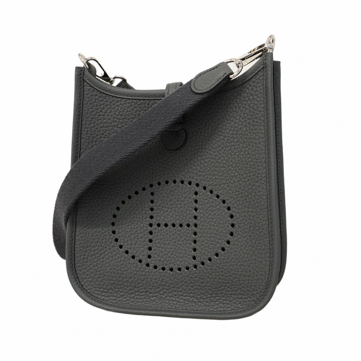 ★SALE【5ge5835-h】エルメス ショルダーバッグ エヴリンTPM トリヨンクレマンス グリミスティ シルバー金具 W刻印【中古】レディース