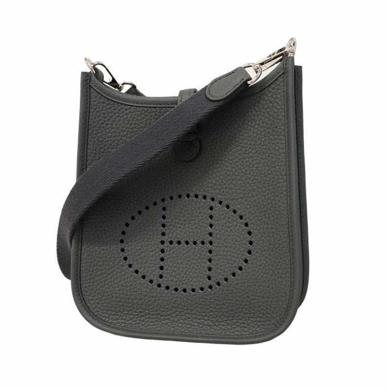 ★SALE【5ge5835-h】エルメス ショルダーバッグ エヴリンTPM トリヨンクレマンス グリミスティ シルバー金具 W刻印【中古】レディース