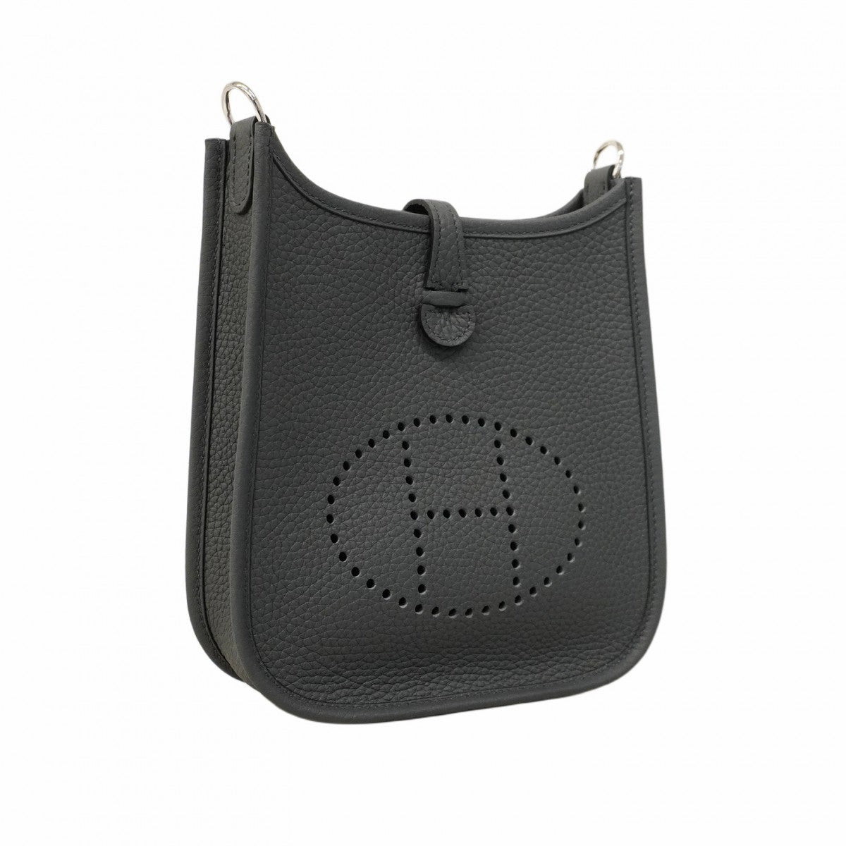 ★SALE【5ge5835-h】エルメス ショルダーバッグ エヴリンTPM トリヨンクレマンス グリミスティ シルバー金具 W刻印【中古】レディース