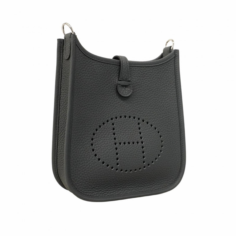 ★SALE【5ge5835-h】エルメス ショルダーバッグ エヴリンTPM トリヨンクレマンス グリミスティ シルバー金具 W刻印【中古】レディース