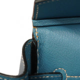 【5ge5837-h】エルメス ハンドバッグ バーキン30 ヴォーエプソン ブルージーン シルバー金具 □H刻印【中古】レディース