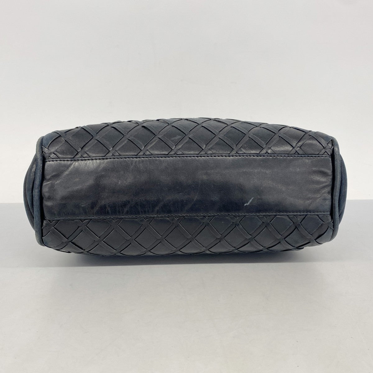 【5ge5891-h】シャネル ショルダーバッグ チェーンショルダー ラムスキン ブラック シルバー金具【中古】レディース