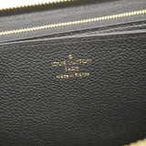 【5ge5911-h】ルイヴィトン 長財布 モノグラム・アンプラント ジッピーウォレット M61864 ノワール【中古】レディース