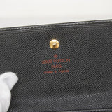 【5ge5912-h】ルイヴィトン 三つ折り財布 エピ ポルトモネビエカルトクレディ M63482 ノワール【中古】レディース