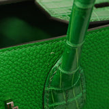 【5ge5927-g-h】エルメス ハンドバッグ バーキンタッチ30 トゴ ニロティカス バンブー シルバー金具 U刻印【中古】レディース