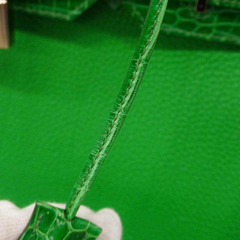 【5ge5927-g-h】エルメス ハンドバッグ バーキンタッチ30 トゴ ニロティカス バンブー シルバー金具 U刻印【中古】レディース