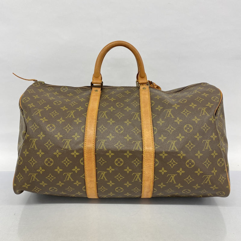 ★最終価格【5ge6118-h】ルイヴィトン ボストンバッグ モノグラム キーポル50 M41426 ブラウン【中古】メンズ レディース ユニセックス