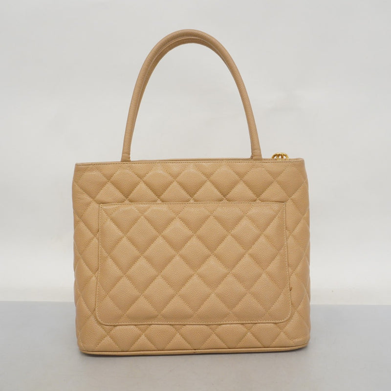 CHANEL シャネル 復刻トート キャビアスキン ベージュ　トートバッグ キャビアスキン シャネル 復刻トート ハンドバッグ A01804