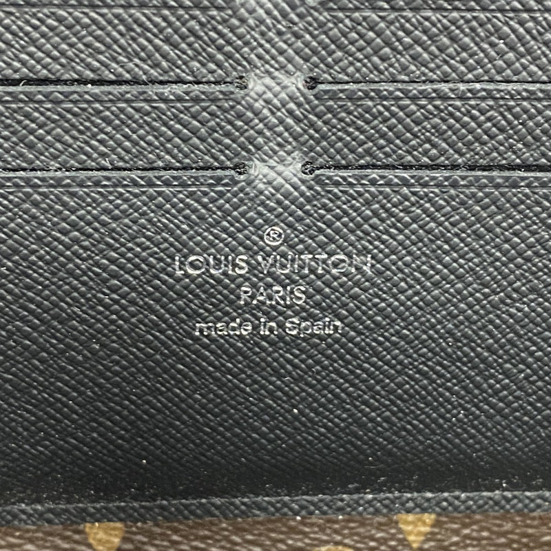 ★SALE【5ge6293-h】ルイヴィトン 長財布 モノグラム・マカサー ジッピードラゴンヌ M69407 ブラウン ブラック【中古】メンズ