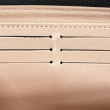 ★SALE【5ge6295-h】ルイヴィトン 長財布 モノグラム・エンボス ジッピーウォレット M12152 ブラック ピンク【中古】レディース