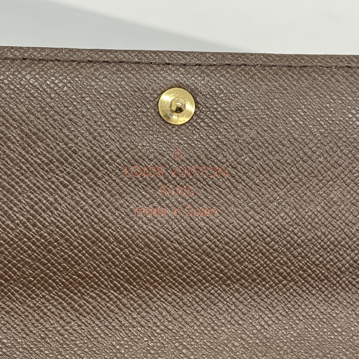★SALE【5ge6397-h】ルイヴィトン 長財布 ダミエ ポシェットポルトモネクレディ N61725 エベヌ【中古】レディース