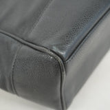 【5ge6406-h】シャネル ショルダーバッグ チェーンショルダー キャビアスキン ブラック ゴールド金具【中古】レディース