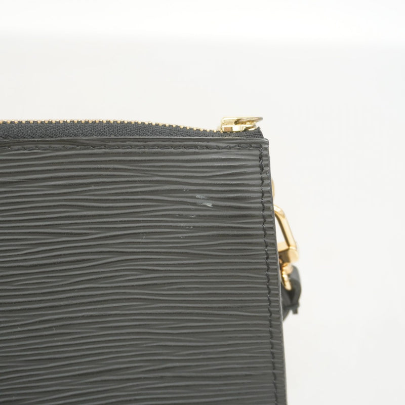【5ge6413-h】ルイヴィトン ポーチ エピ ポシェットアクセソワール M52942 ノワール【中古】レディース