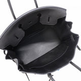 【5ha0185-h】エルメス ハンドバッグ バーキン35 トゴ ブラック シルバー金具 □N刻印【中古】レディース