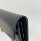 ★在庫処分★最終価格★SALE【5hb0530-h】フェンディ 長財布 レザー ブラック ゴールド金具【中古】レディース