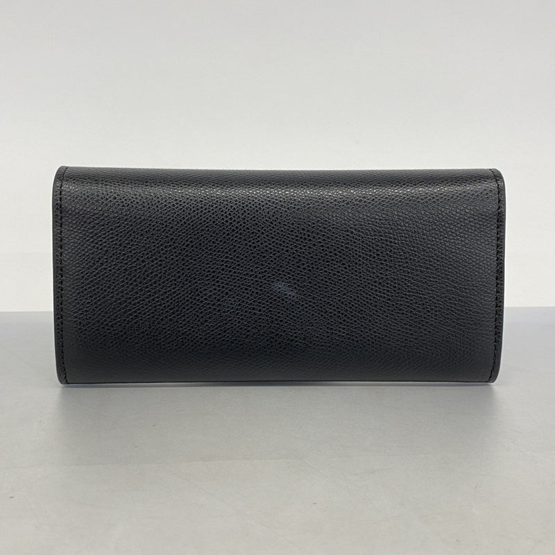 ★在庫処分★最終価格★SALE【5hb0530-h】フェンディ 長財布 レザー ブラック ゴールド金具【中古】レディース
